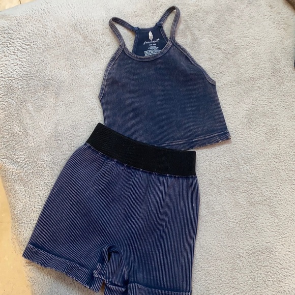 MANY COLOR SETS IN STOCK 🌺free people G/K short set or prajna happines s… - Picture 13 of 16